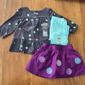 Oshkosh 3 Piece Set 12M